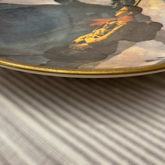 Norman Rockwell Decorative Plate - Picture 3 of 5